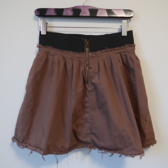 Silence + Noise Vari Multi-Tuck Mini Skirt Small - Picture 5 of 7